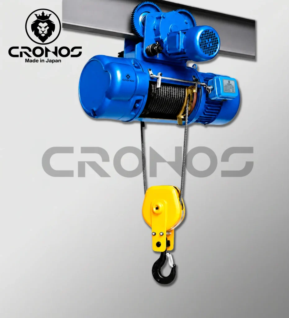 talha elétrica de cabo de aço - 3 ton
